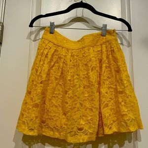 Bumblebee Yellow mini skirt